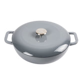 Neoflam Cast Iron 30cm shallow casserole 4.4L Gray